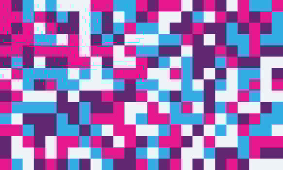 Abstract cube mosaic with structured colors and elegant simplicity. Ideal for textiles, creative prints, and decorative backgrounds. vector
