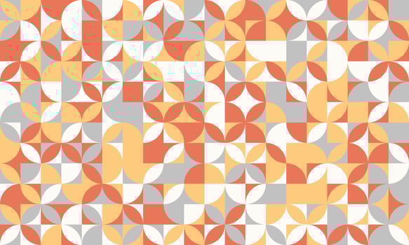 Modern geometric pattern with artistic shapes and seamless repetition. Ideal for textile prints, abstract backgrounds, and trendy poster designs. vector