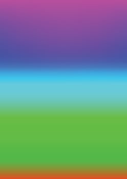 Abstract, blurry background featuring a defocused rainbow gradient. Perfect for artistic posters, wallpapers, or graphic designs. vector