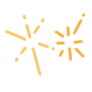 cute firework cartoon png