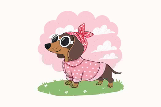 Style on Four Paws vector