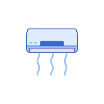 Air conditioner icon illustration vector