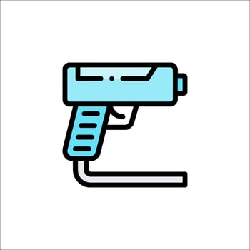A gun icon on a white background vector