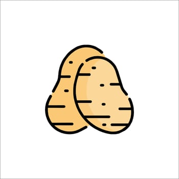 Potato icon illustration vector