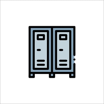 Locker icon illustration vector