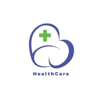 Healthcare Logo Modern Designs for Clinics and Hospitals Professional with the concept of protection in health vector