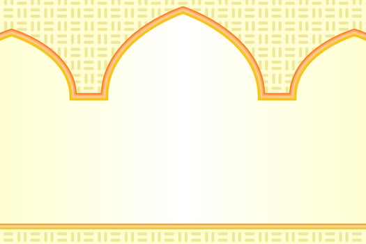 Simple elegant Islamic Banner Background vector