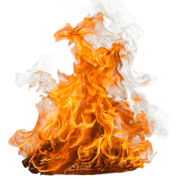 Fire Burning flame element png