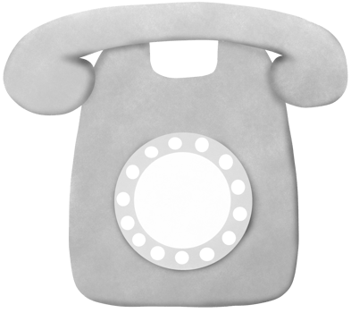 Watercolor classic phone illustration png