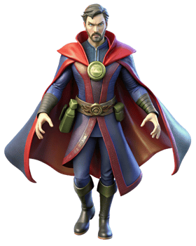 Doctor Strange 3D Artwork Action Figure png