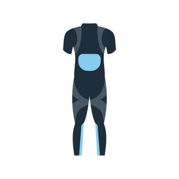 Professional diving suit for underwater exploration and safety vector