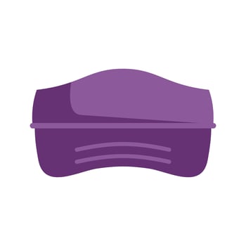 Purple roof box for car isolated on white background vector