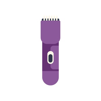 Electric hair clipper trimming hair cutting tool illustration vector