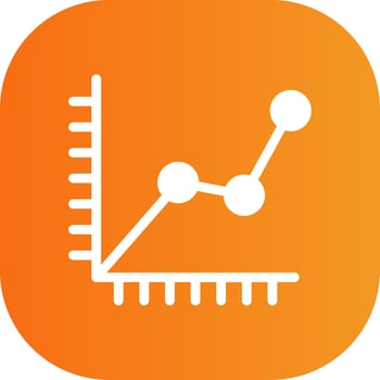 Diagram Colorful Icon vector