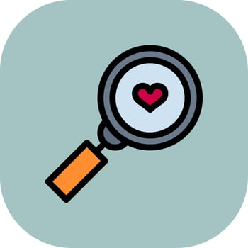 Search Colorful Icon vector