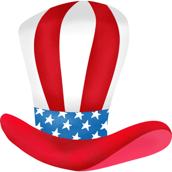 USA flag hat png