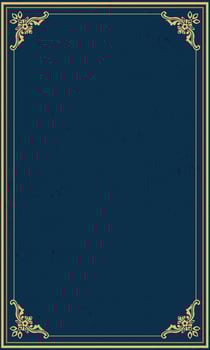 Luxury gold vintage blank frame invitation cover template vector