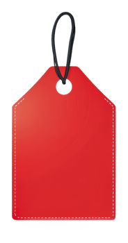 Bright red blank label tag for various uses png