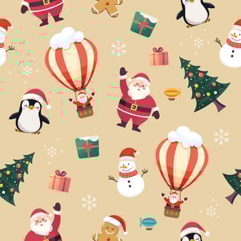 Christmas Seamless Pattern vector
