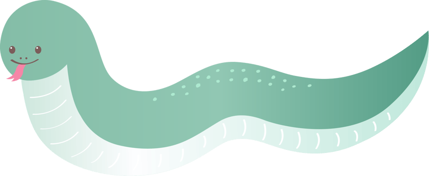 A green snake png
