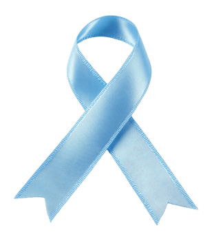 Blue ribbon for awareness and support png