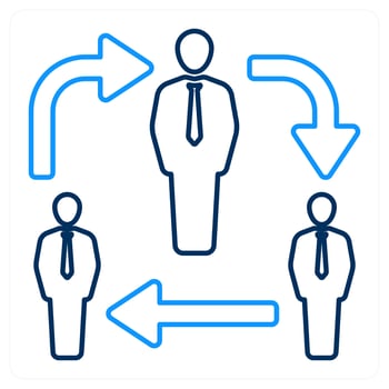 Network and link icon concept vector