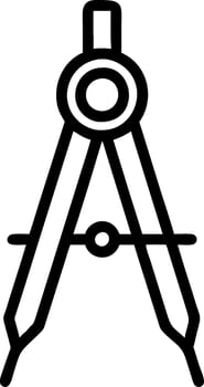 Compass symbol with copy space for strategic planning concept as A strategic planning oriented compass symbol with ample copy space ideal for visualizing long te vector