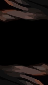 Aesthetic black abstract background with copy space area. Suitable for poster and banner vector