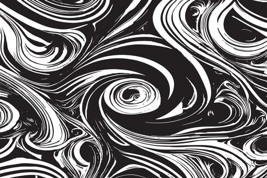 Layered Abstract Black Patterns on White for Texture Design Creativity vector