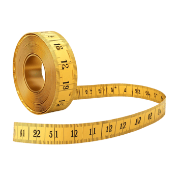 Yellow Measuring Tape 300cm 120inch for Precise Measurements png