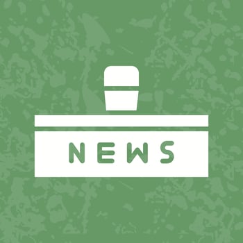 News Studio Icon Design vector