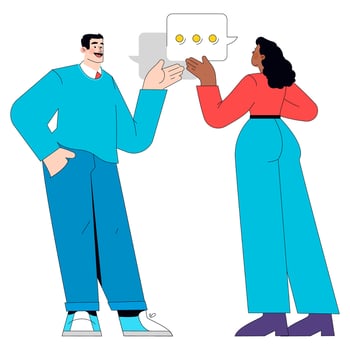 Business man. Flat Illustration vector