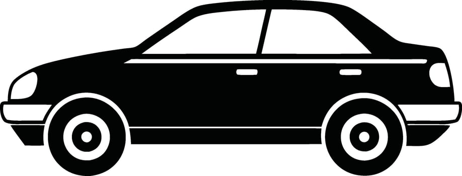 Car Front Silhouette vector
