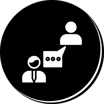 Consulting Icon Design vector