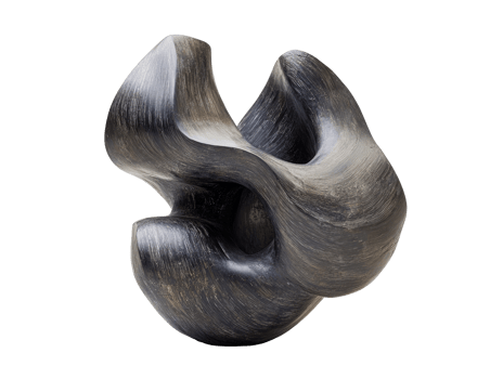 Sculpture features flowing curves and lines png