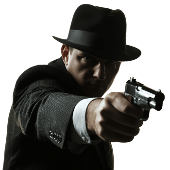 Standoff with a poised gunman png