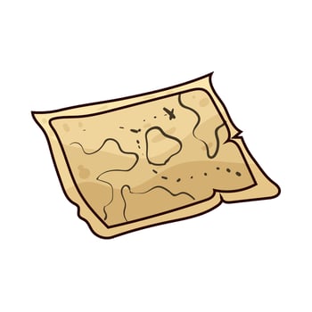 Illustration of Treasure Map vector