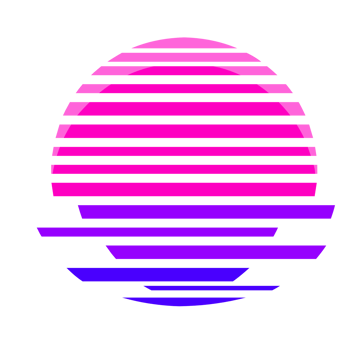 Abstract circular stripe graphic png