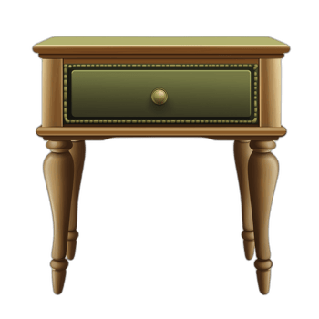 American Traditional Bedside table Furniture piece, Interior Furniture styling png