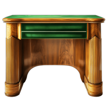 Art Deco Standing desk Furniture piece, Furniture rendering png