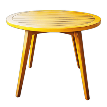 Mid Century Modern Patio table Furniture piece, Furniture rendering png