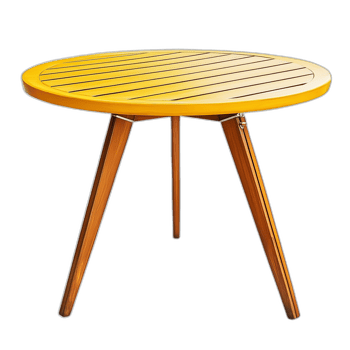 Mid Century Modern Patio table Furniture piece, Interior Furniture styling png