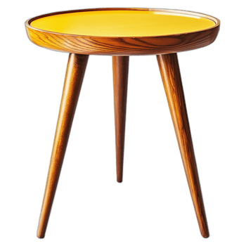 Mid Century Modern Side table Furniture piece, Furniture aesthetics png
