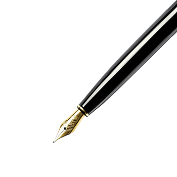 Intricate nib design of an elegant pen png
