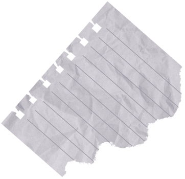 Blank Ripped Line Paper png