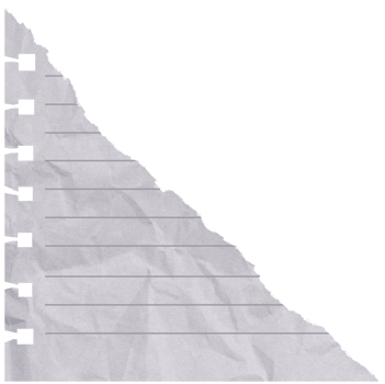 Crumpled Torn Paper Rough png