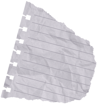 Blank Ripped Line Paper png