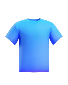 blue plain tshirt png