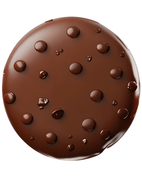 chocolate cookie flat lay png