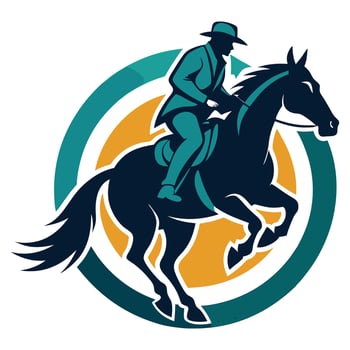 Hand drawn gaucho cowboy illustration vector